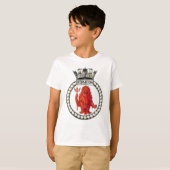 Badge of HMS Bermuda T-shirt (Voorkant volledig)
