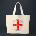 Badge of New South Wales, Australië Grote Tote Bag<br><div class="desc">Badge of New South Wales,  Australië.</div>