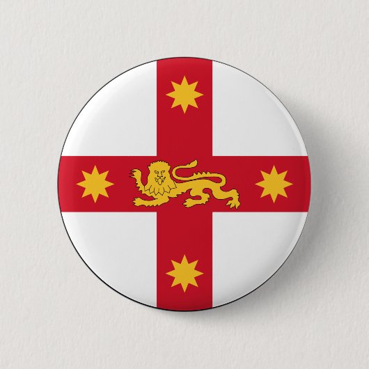 Badge of New South Wales, Australië Ronde Button 5,7 Cm (Voorkant)