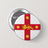 Badge of New South Wales, Australië Ronde Button 5,7 Cm (Voorkant /achterkant)