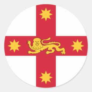 Badge of New South Wales, Australië Ronde Sticker