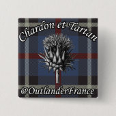 Badge OLFrance Vierkante Button 5,1 Cm (Voorkant)