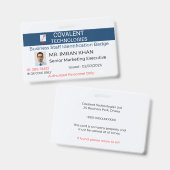 Badge Onderneming|Professioneel|Bedrijf|Kantoororg (Voor- en achterkant)