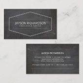  badge op het bord van Chalkboard Visitekaartje (Voorkant / Achterkant)