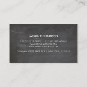  badge op het bord van Chalkboard Visitekaartje (Achterkant)