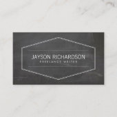  badge op het bord van Chalkboard Visitekaartje (Voorkant)