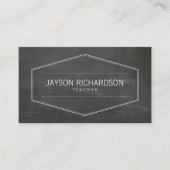  badge op het bord voor leraren visitekaartje (Voorkant)