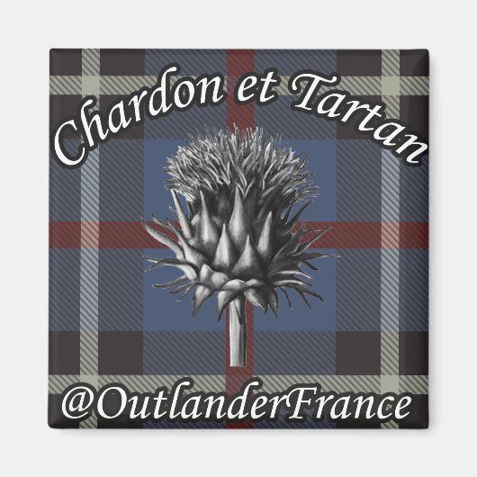 Badge Outlander Frankrijk Magneet (Voorkant)