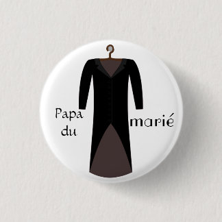 Badge pappa ronde button 3,2 cm