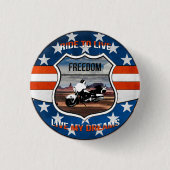 Badge PassionRider Ronde Button 3,2 Cm (Voorkant)