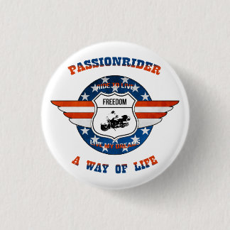 Badge PassionRider Ronde Button 3,2 Cm