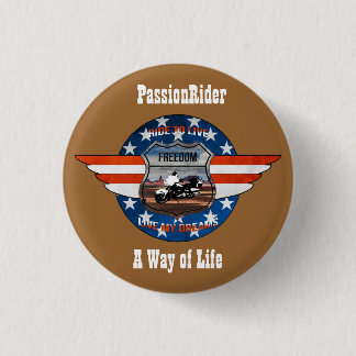 Badge PassionRider Ronde Button 3,2 Cm
