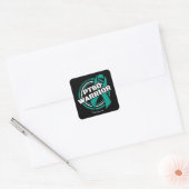 Badge...PTSD Rechthoekige Sticker (Envelop)