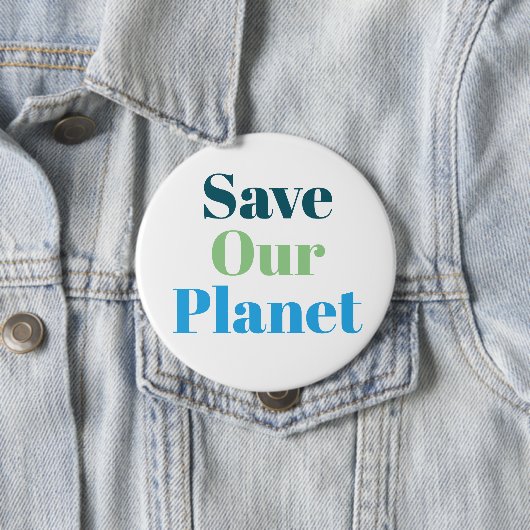 Badge - Red onze planeet Ronde Button 4,0 Cm (In situ)