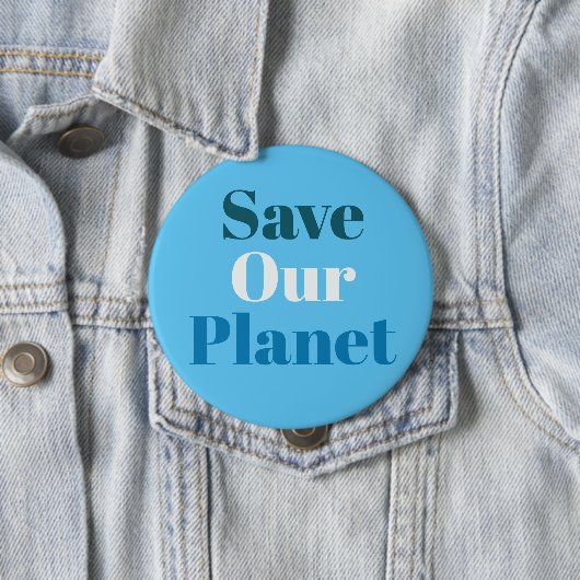 Badge - Red Onze Planeet Ronde Button 4,0 Cm (In situ)