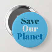 Badge - Red Onze Planeet Ronde Button 4,0 Cm (Voorkant /achterkant)