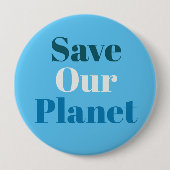 Badge - Red Onze Planeet Ronde Button 4,0 Cm (Voorkant)