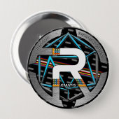 BADGE REMATIS RONDE BUTTON 4,0 CM (Voorkant /achterkant)