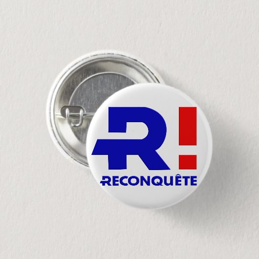 Badge rond 32 mm, Parti Reconquête Ronde Button 3,2 Cm (Voorkant /achterkant)