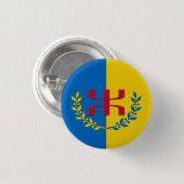 badge rond 3 cm logo kabylie ronde button 3,2 cm (Voorkant /achterkant)