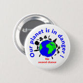 Badge Rond 5 cm ecologie Ronde Button 5,7 Cm (Voorkant /achterkant)