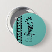 Badge Rond 7,6 cm Cagou Style Ronde Button 7,6 Cm (Voorkant /achterkant)
