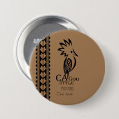 Badge Rond 7,6 cm Cagou Style Ronde Button 7,6 Cm (Voorkant /achterkant)