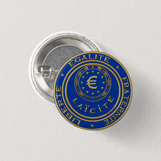 Badge rond, LAÏCITÉ Ronde Button 3,2 Cm (Voorkant /achterkant)