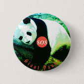 badge rond Panda - grand Ronde Button 5,7 Cm (Voorkant)