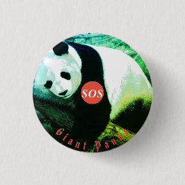 badge rond Panda Ronde Button 3,2 Cm
