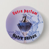 Badge rond Votre parfum Notre gion Ronde Button 7,6 Cm (Voorkant)