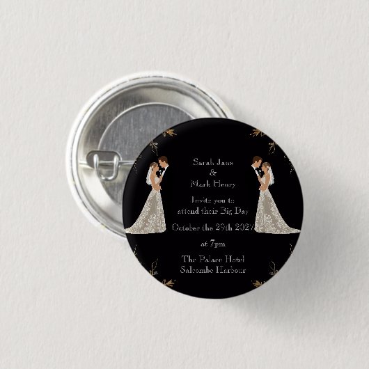 badge ronde button 3,2 cm (Voorkant /achterkant)