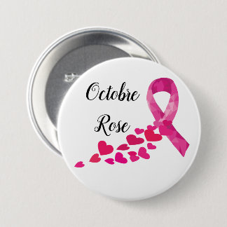 Badge - Roos van oktober Ronde Button 7,6 Cm