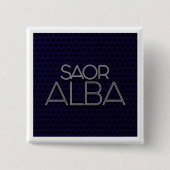 BADGE "SAOR ALBA VIERKANTE BUTTON 5,1 CM (Voorkant)
