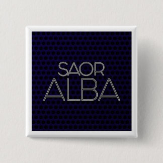 BADGE "SAOR ALBA VIERKANTE BUTTON 5,1 CM