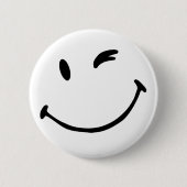Badge - Smile Ronde Button 5,7 Cm (Voorkant)