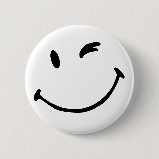 Badge - Smile Ronde Button 5,7 Cm (Voorkant)