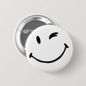 Badge - Smile Ronde Button 5,7 Cm (Voorkant /achterkant)