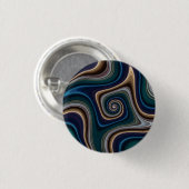 Badge - Square Swirls Ronde Button 3,2 Cm (Voorkant /achterkant)