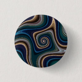 Badge - Square Swirls Ronde Button 3,2 Cm