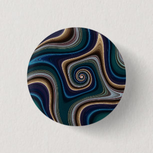 Badge - Square Swirls Ronde Button 3,2 Cm