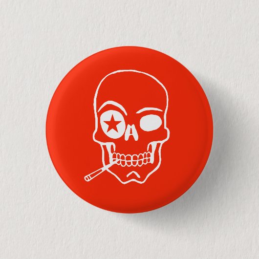 Badge STARRY SMOKE Ronde Button 3,2 Cm (Voorkant)
