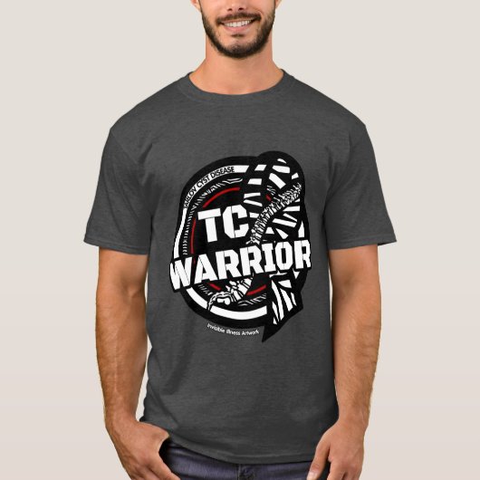 Badge...Tarlov Cyste T-shirt (Voorkant)
