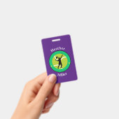 Badge - Tennisspeler - Gepersonaliseerd - Naam toe (Handheld)
