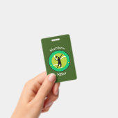 Badge - Tennisspeler - Gepersonaliseerd - Naam toe (Handheld)