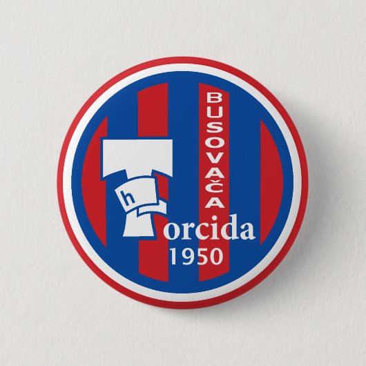Badge Torcida Busovača Ronde Button 5,7 Cm (Voorkant)