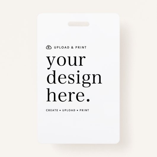 Badge Uw Ontwerp Upload (Voorkant)