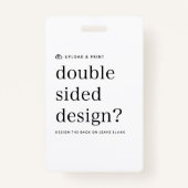 Badge Uw Ontwerp Upload (Achterkant)