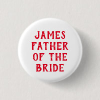 BADGE 'VADER VAN DE BRUID' VOOR HET HUWELIJK