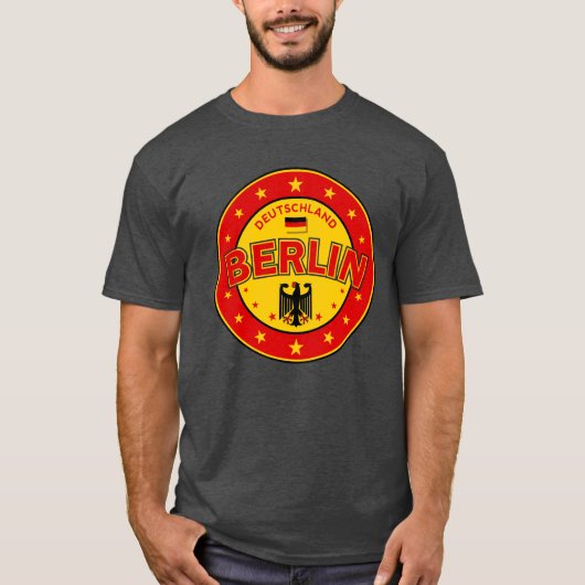 Badge van Berlijn T-shirt (Voorkant)